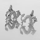 Novelty Mens Dragon Shirt Cufflinks Wedding Party Favors Jewelry Cloth Suit Accessories