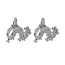 Novelty Mens Dragon Shirt Cufflinks Wedding Party Favors Jewelry Cloth Suit Accessories