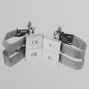 Mens Fashion Jewelry Cuff Links Rhinestone Square Chain Button Cufflinks