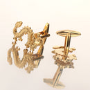 Novelty Mens Dragon Shirt Cufflinks Wedding Party Favors Jewelry Cloth Suit Accessories Gold