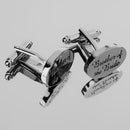 Brother of the Bride Wedding Gift Shirt Cufflinks Oval Cuff Links Accessory