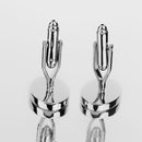 Godfather Wedding Party Gifts Shirt Cufflinks Silver Cuff Links Accessories