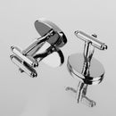 Men's Wedding Shirt Cufflinks Usher Carved Oval Cuff Link Jewelry Gifts