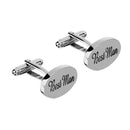Best Man Wedding Party Gift Shirt Cufflinks Silver Cuff Links Accessories