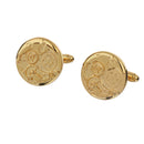 Mens Wedding Jewelry Cuff Links Wedding Gold Gear Shirts Buttons Cufflinks