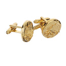 Mens Wedding Jewelry Cuff Links Wedding Gold Gear Shirts Buttons Cufflinks