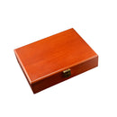 Vintage Large Wooden Ring Earring Jewelry Display Box Case Storage Organizer