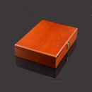 Vintage Large Wooden Ring Earring Jewelry Display Box Case Storage Organizer