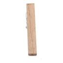Men Vintage Classic Wood Simple Necktie Tie Wedding Bar Clasp Clip Clamp Pin