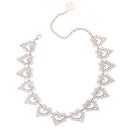 Retro Hollow Heart Short Necklace Vintage Collar Choker Party Photo Prop