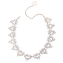 Retro Hollow Heart Short Necklace Vintage Collar Choker Party Photo Prop