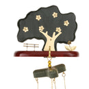 Tree Flower Wind Wooden Copper Chime Aeolian Bell Home Outdoor Decor