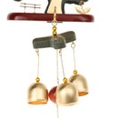 Tree Flower Wind Wooden Copper Chime Aeolian Bell Home Outdoor Decor