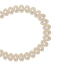Fashion Elegant Women Lady White Glazed Pearl Bracelet Bangle Chain Jewelry