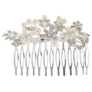 Wedding Hair Pieces Vintage Bridal Crystal Flower Hair Comb Hair Accessories