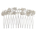 Elegant Crystal Hair Comb Clip Slide Bride Ladies Girls Accessory Jewelry