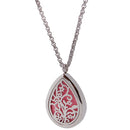 Teardrop Aromatherapy Pendant Necklace Essential Oil Diffuser Perfume Locket
