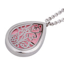 Teardrop Aromatherapy Pendant Necklace Essential Oil Diffuser Perfume Locket