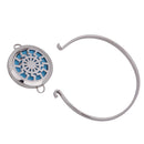 Stainless Steel Aromatherapy Essential Oil Diffuser Locket Chain Bracelet