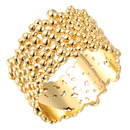 Women Jewelry Tree Rind Shaped Gold Wedding Party Gift Finger Rings Size 7