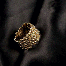 Women Jewelry Tree Rind Shaped Gold Wedding Party Gift Finger Rings Size 7
