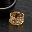 Women Jewelry Tree Rind Shaped Gold Wedding Party Gift Finger Rings Size 7
