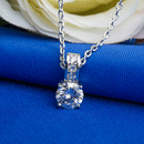 Fashion Creative Excalmatory Mark Necklace Sparkling Zircon Wedding Necklace