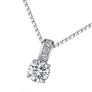 Fashion Creative Excalmatory Mark Necklace Sparkling Zircon Wedding Necklace