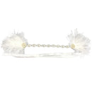 Wedding Jewelry Bride Hair Accessory Crystal White Feather Hairhoop Headband