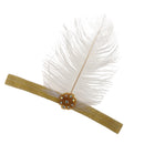 Wedding Jewelry Girls Hair Accessories Hair Ties Feather Hairclip Headband