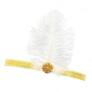 Wedding Jewelry Girls Hair Accessories Hair Ties Feather Hairclip Headband