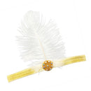 Wedding Jewelry Girls Hair Accessories Hair Ties Feather Hairclip Headband