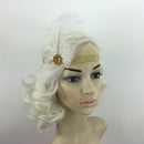 Wedding Jewelry Girls Hair Accessories Hair Ties Feather Hairclip Headband