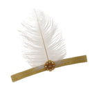 Wedding Jewelry Girls Hair Accessories Hair Ties Feather Hairclip Headband