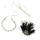 Wedding Jewelry Bridal Hair Accessory Party Black Feather Hairhoop Headband