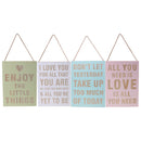 Rustic Wood Wedding Sign Hanging Decoration I Love You For All That You Are