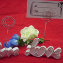 Love Base Stand Table Number Menu Place Card Holder Clip Wedding Supply