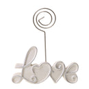 Love Base Stand Table Number Menu Place Card Holder Clip Wedding Supply