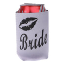 Neoprene Can Holder Cooler Stubby Beer Cozy Wrap For Wedding Bride Groom