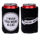 Set 2pcs Stubby Beer Tin Can Cooler Sleeve Insulator Cozy Holder