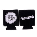 Set 2pcs Stubby Beer Tin Can Cooler Sleeve Insulator Cozy Holder