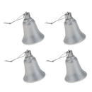 24pcs Mixed Christmas Party Ornaments Xmas Tree Hanging Decor Silver