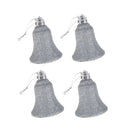 24pcs Mixed Christmas Party Ornaments Xmas Tree Hanging Decor Silver