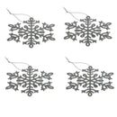 24pcs Mixed Christmas Party Ornaments Xmas Tree Hanging Decor Silver