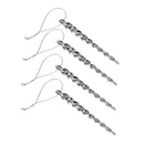 24 x Christmas Party Ornaments Xmas Tree Hanging Decor Silver