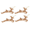 24pcs Glitter Christmas Party Ornaments Xmas Tree Hanging Decor Bronze