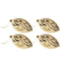 24pcs Glitter Christmas Party Ornaments Xmas Tree Hanging Decor Bronze