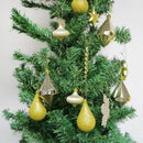 Set of 24pcs Mixed Snowflake Onion Christmas Ornaments Xmas Tree Hanging Decoration