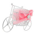 Novelty Tricycle Design Metal Candy Chocolate Storage Holder Box Wedding Birthday Xmas Party Favor Supplies Kids Gift Pink