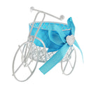 Fashionable Tricycle Design Candy Chocolate Storage Holder Metal Box Wedding Birthday Xmas Party Favor Supplies Kids Gift Blue
